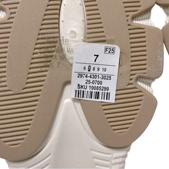 Streetwear Society Women’s Cream Athletic Sneakers-Size 7 - Picture 6 of 9